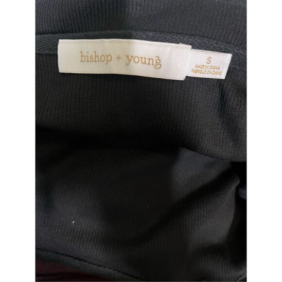 bishop + young Size Small Black Shawna Side Tie Dress - Picture 7 of 8